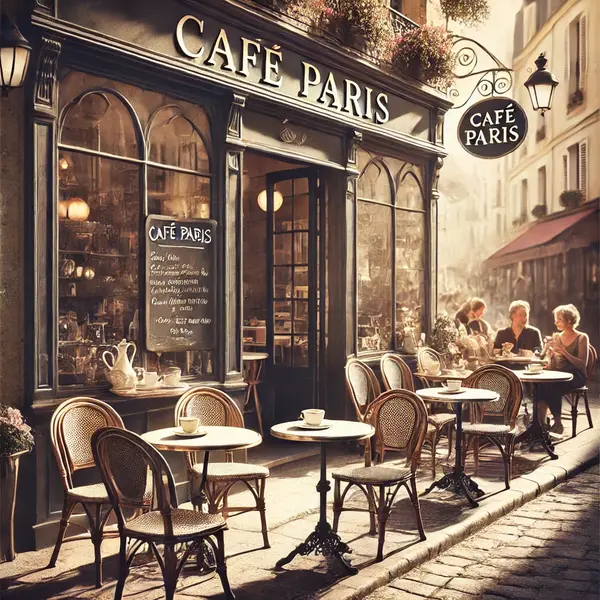 Café Paris captions