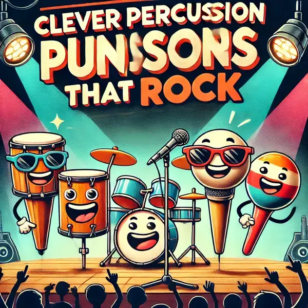 Clever Percussion Puns That Rock