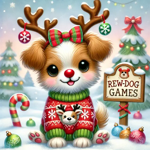 Sweet reindeer dog puns