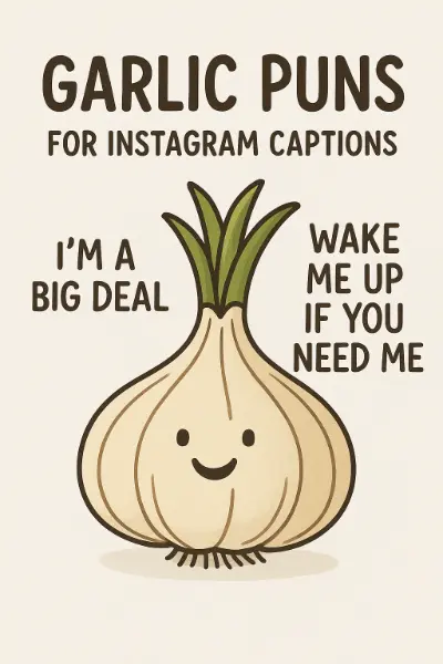 Garlic Puns For Instagram Captions