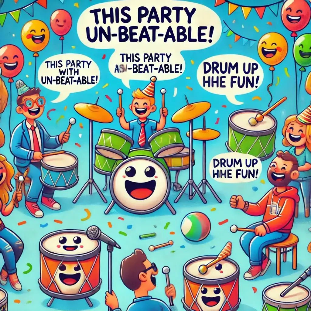 Lighthearted Drum Puns for Parties