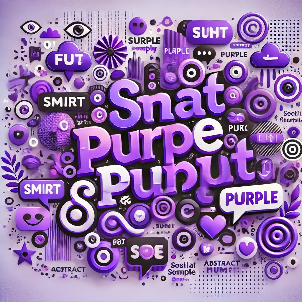 Clever Purple Wordplay For Social Media Posts