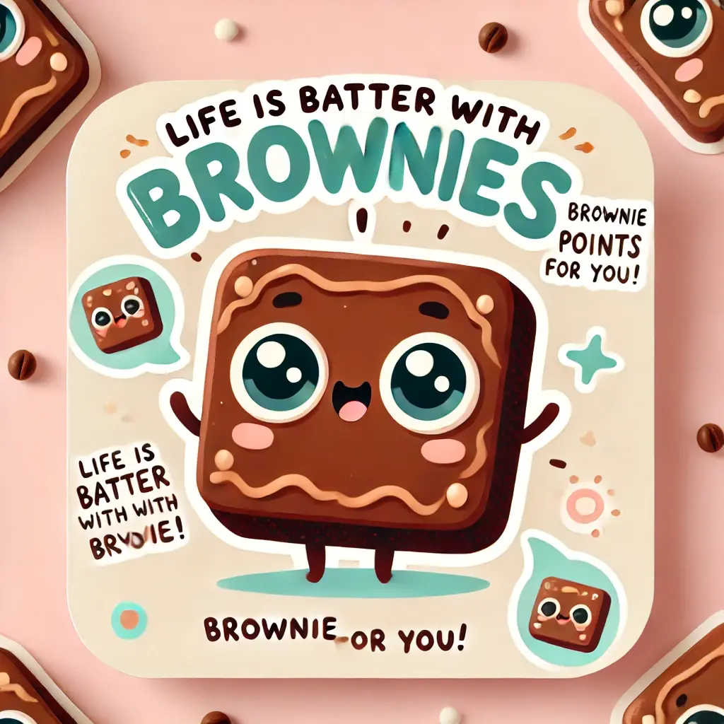 Cute Brownie Puns For Social Media Captions