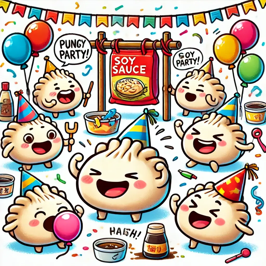 Dumpling humor for parties and gatherings
