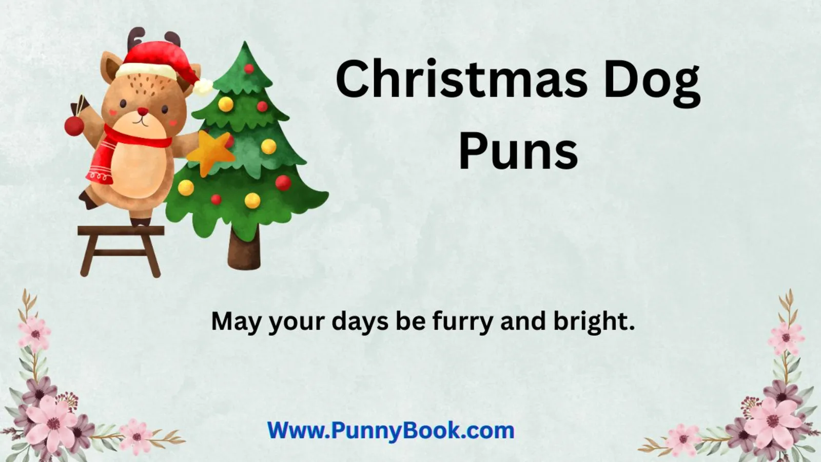 Christmas dog puns