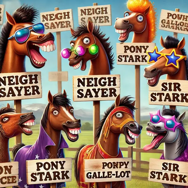 Funny Horse Name Puns That Push Boundaries
