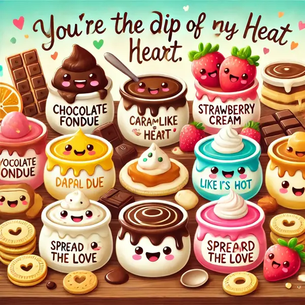 Sweet Dessert Dip Puns