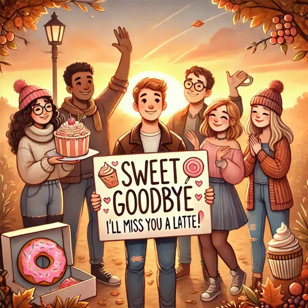 Sweet goodbye puns for friends