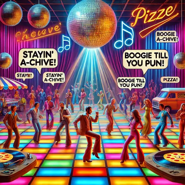 Groovy dance floor puns