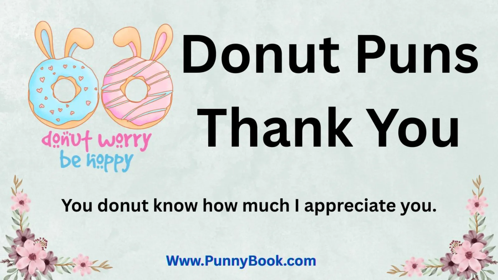 Donut Puns Thank You