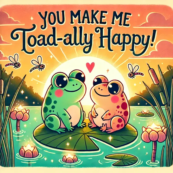 Punny Toad Quotes For Couples