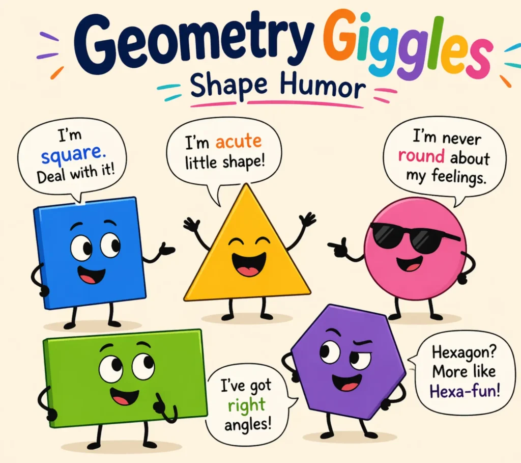 Geometry Giggles and Shape Humor