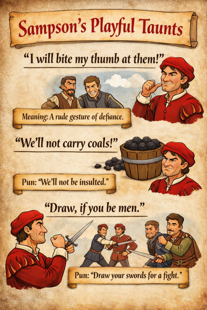 Sampson playful taunts