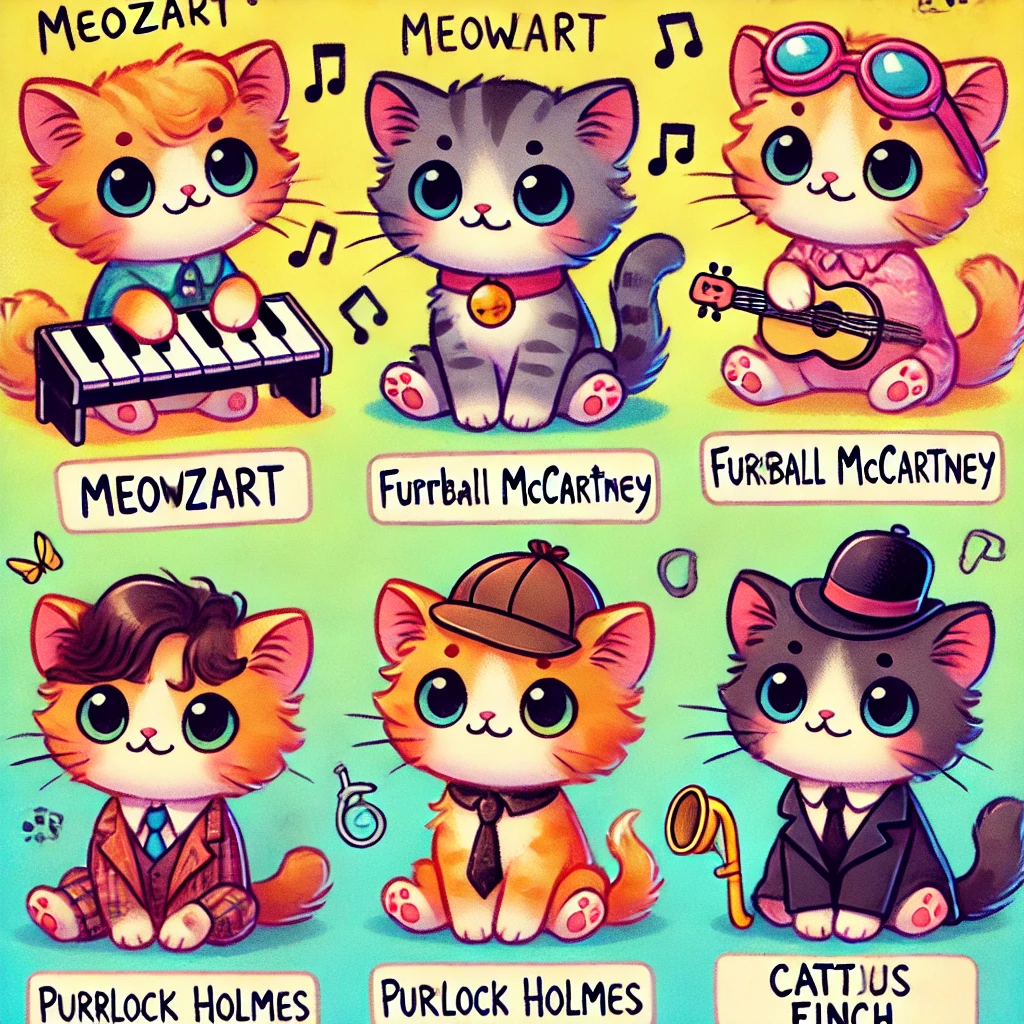 Cute pun names for kittens