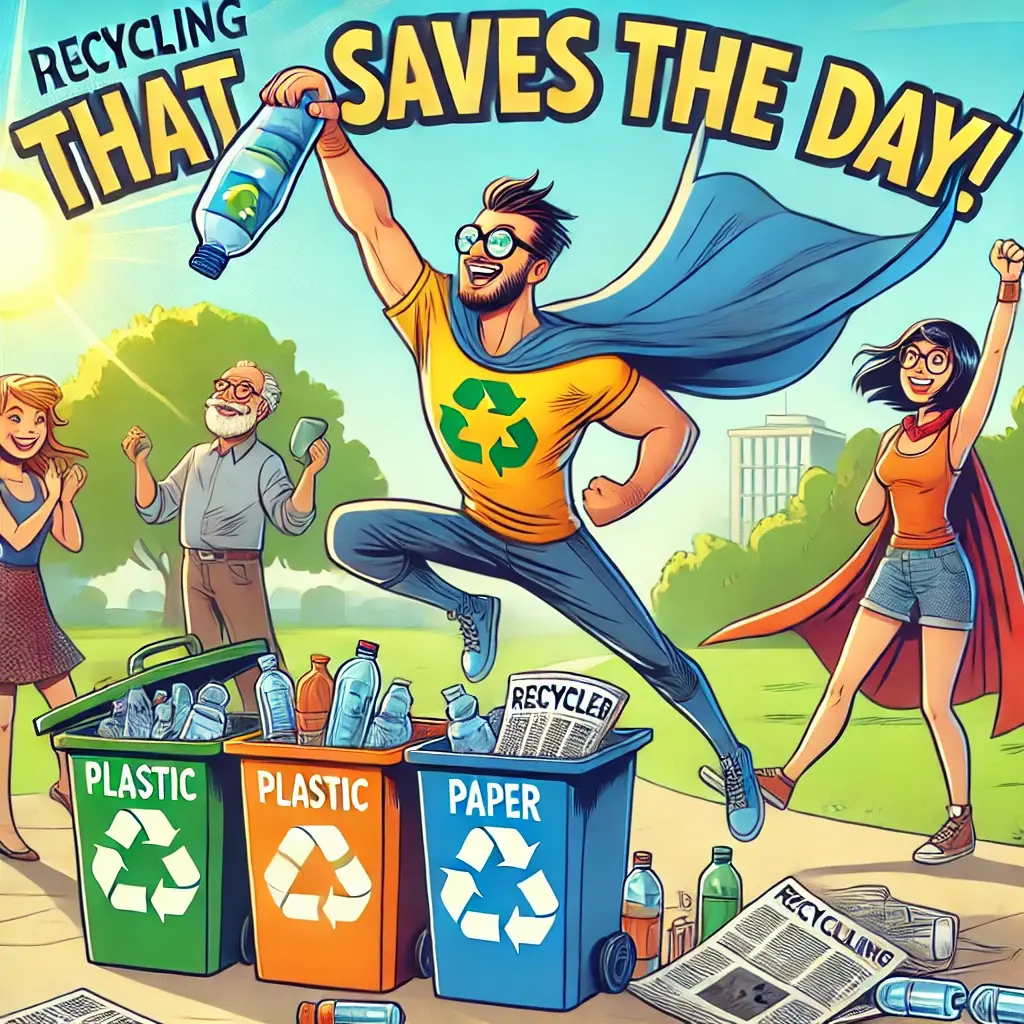 Recycling Humor That Saves The Day
