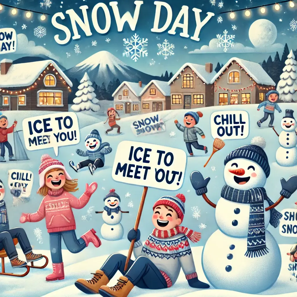 Snow day puns for endless laughter