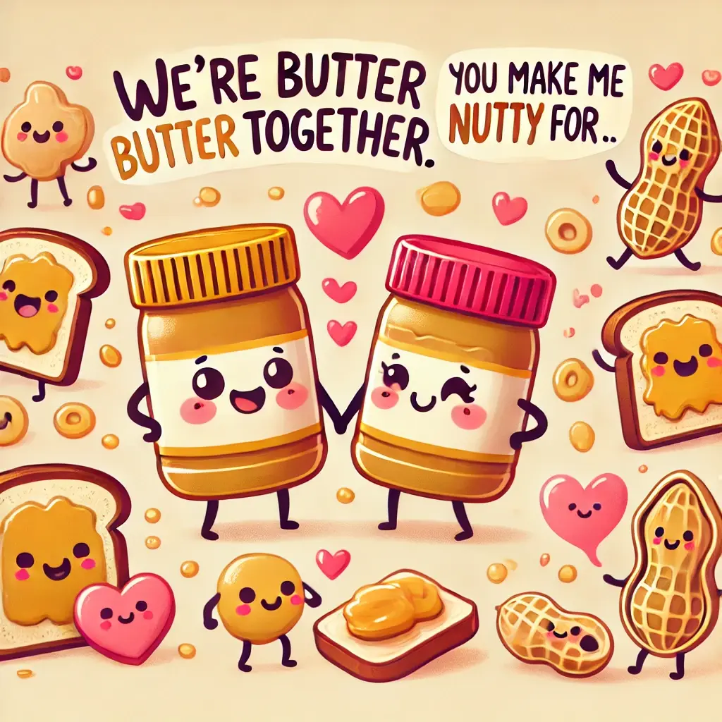Cute peanut butter puns for couples