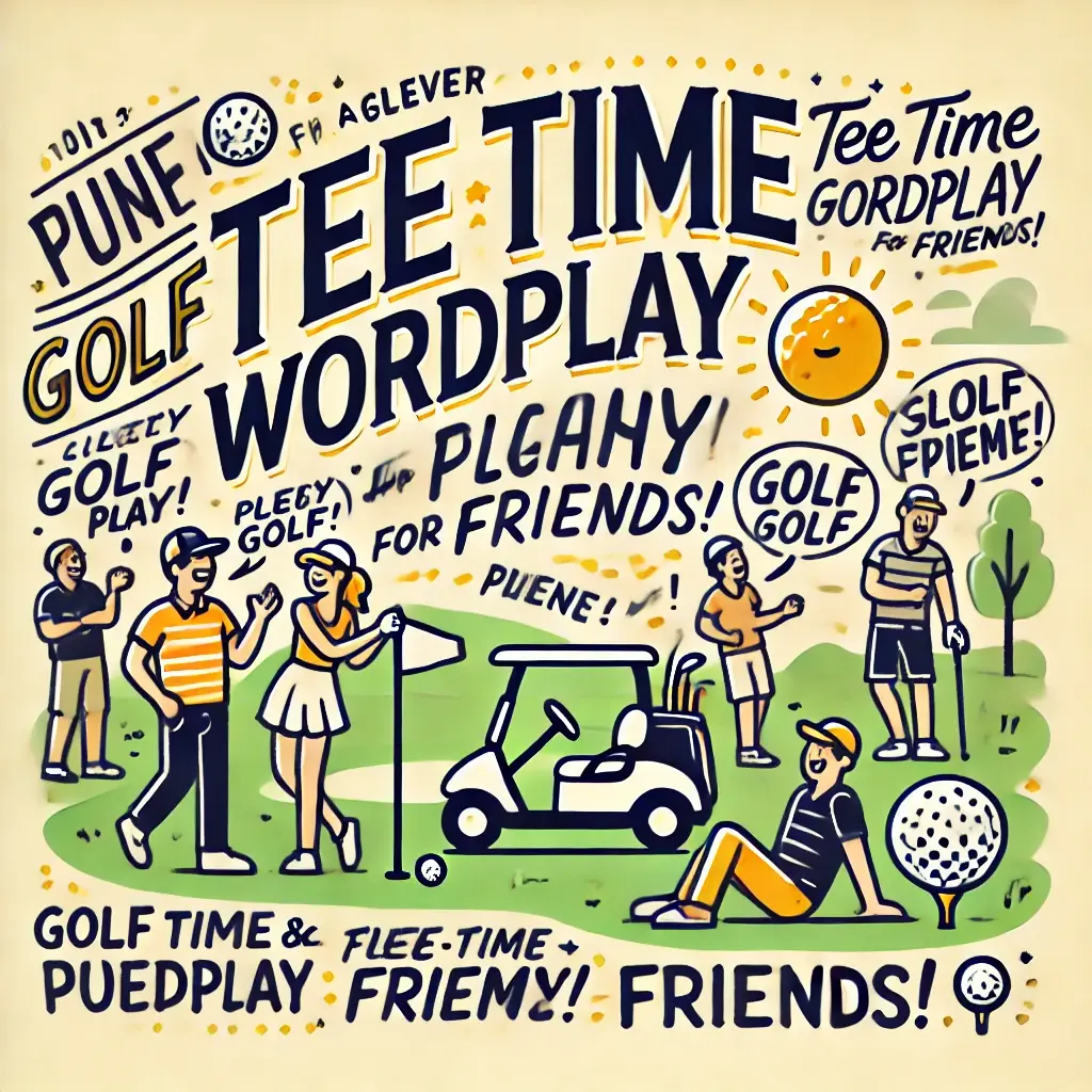 Clever Tee Time Wordplay For Friends