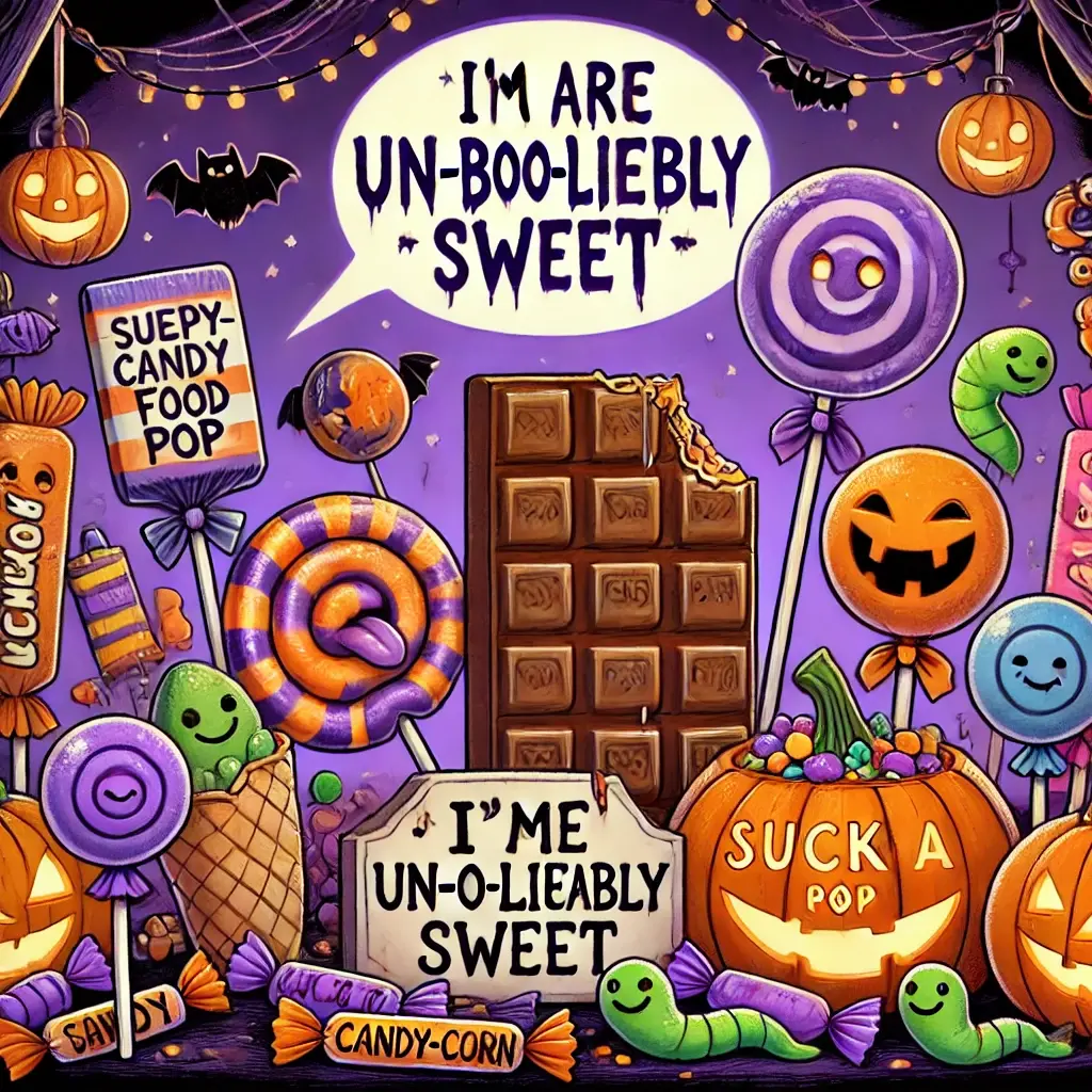 Creepy Candy Food Puns