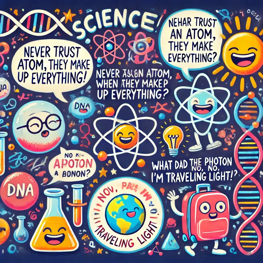 Witty pull jokes for science lovers