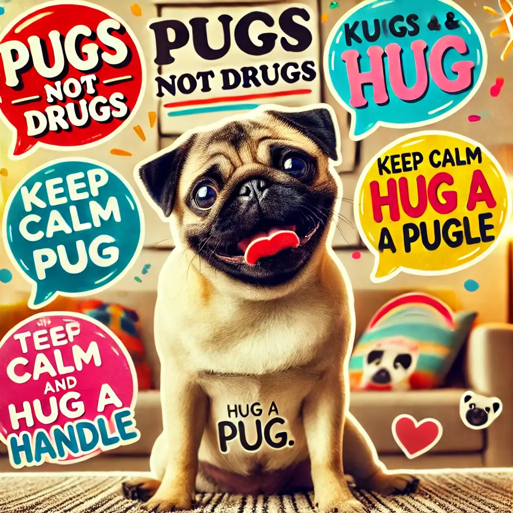 Playful pug one liners for humor