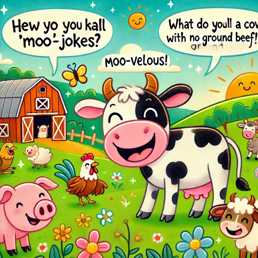Cute moo jokes for kids