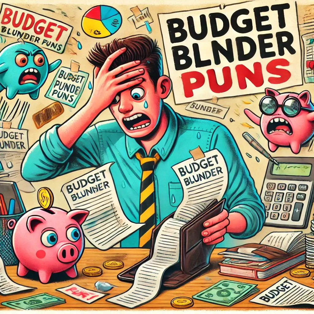 Budget Blunder Puns