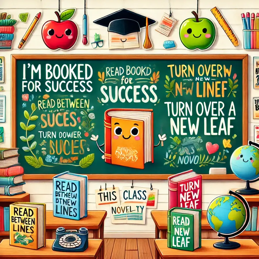 School themed puns about books