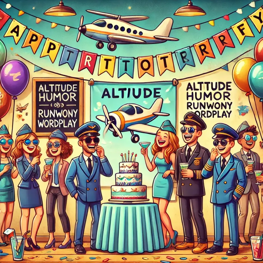 Pilot themed jokes for parties