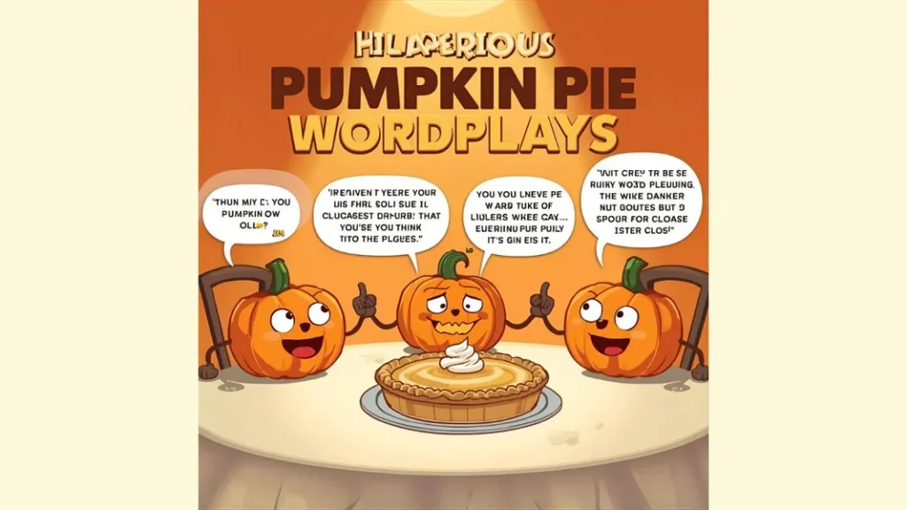 Hilarious Pumpkin Pie Wordplays