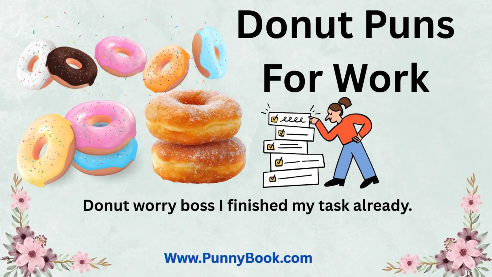 Donut puns for work