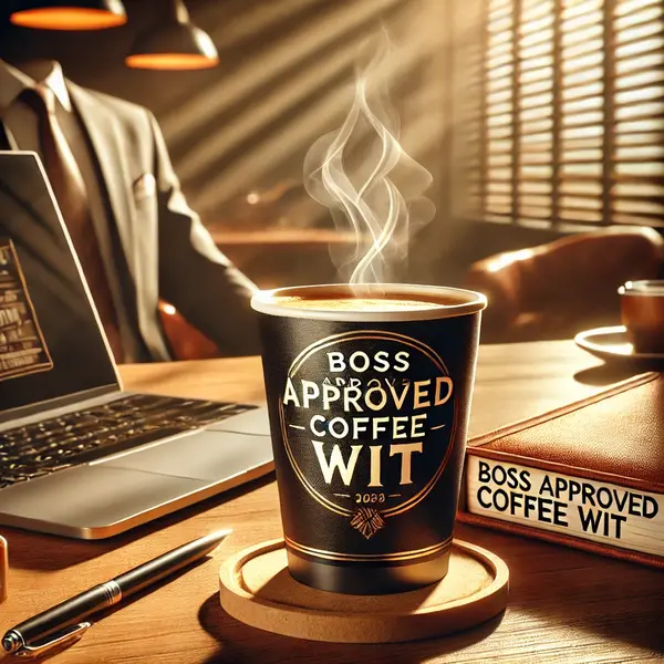 Boss approved coffee wit