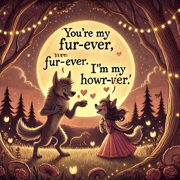 Romantic Werewolf Puns