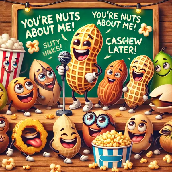 Nutty Food Humor That Satisfies Snack Fans