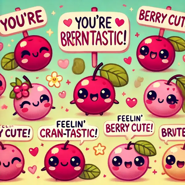 Cute cranberry puns for smiles