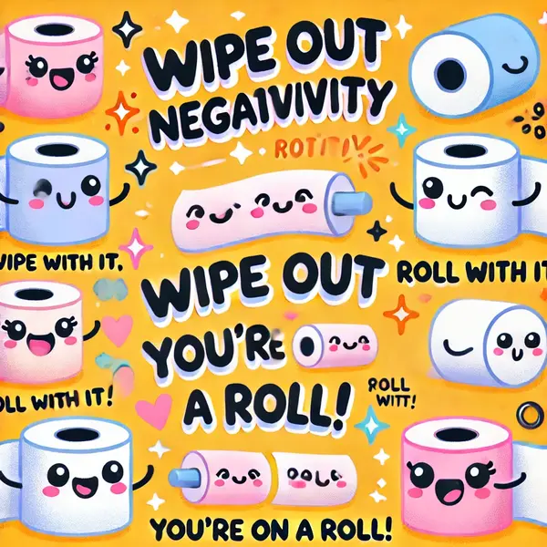 Cute Toilet Paper Puns for Social Sharing