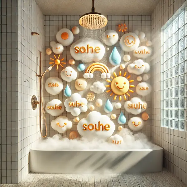 Shower Wordplay That Brightens Your Day