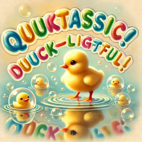 Cute Duck Wordplay
