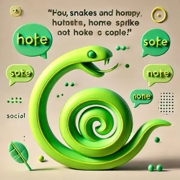 Clever Snake Wordplay for Social Media