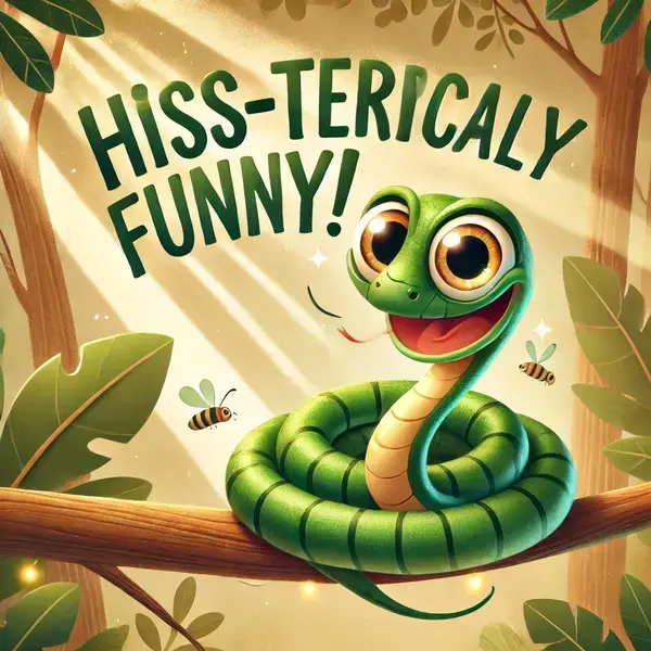 Punny Snake Captions for Instagram