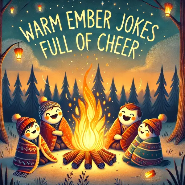 Warm Ember Jokes Full Of Cheer