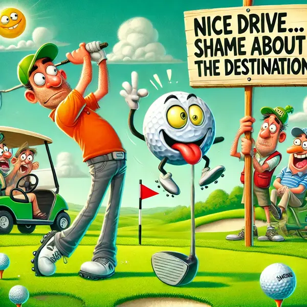 Cheeky golf jokes