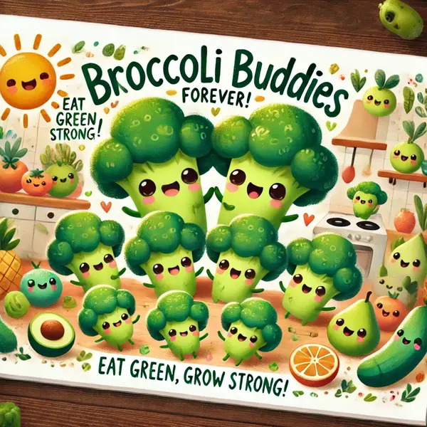Cute broccoli sayings for kids and families