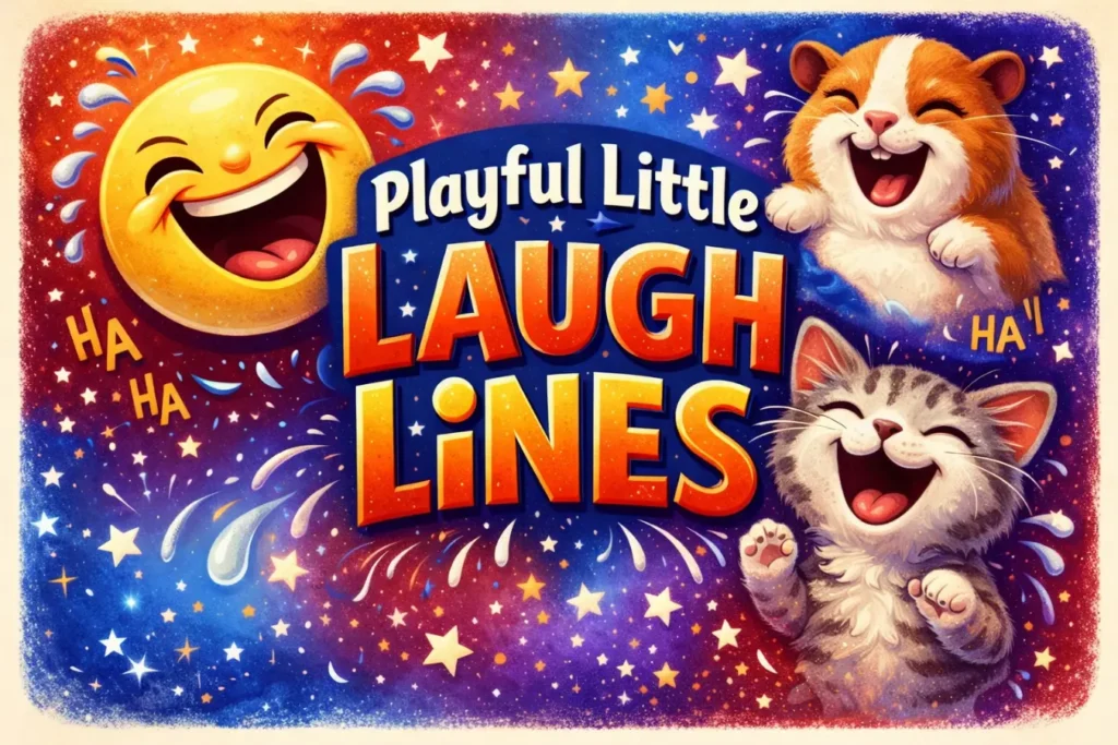 Playful Little Laugh Lines