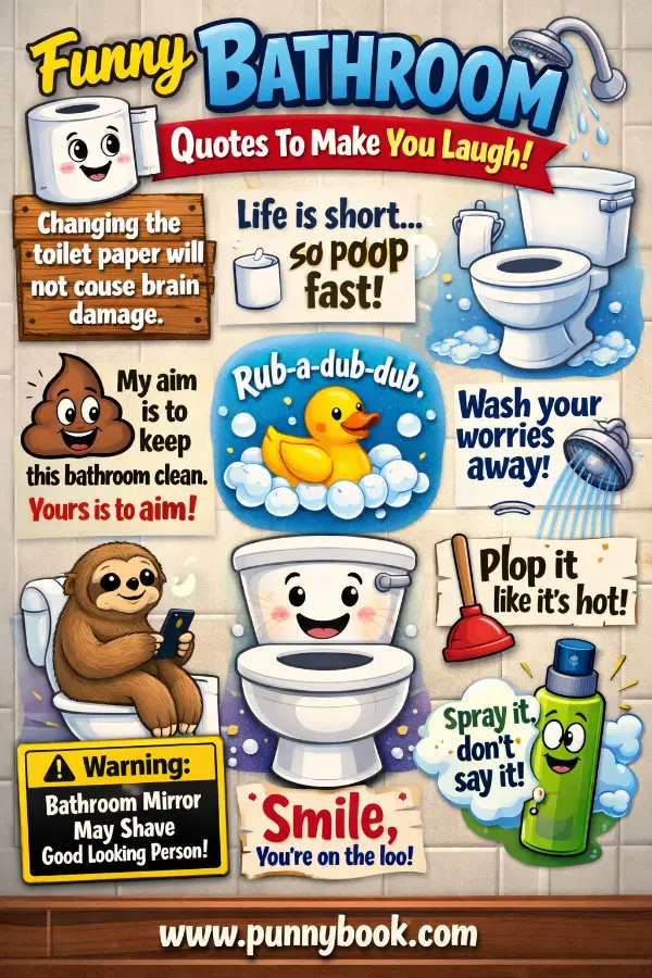 Funny Bathroom Quotes To Make You Laugh