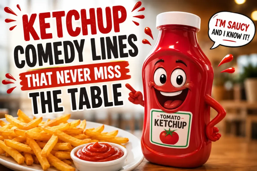 Ketchup comedy lines