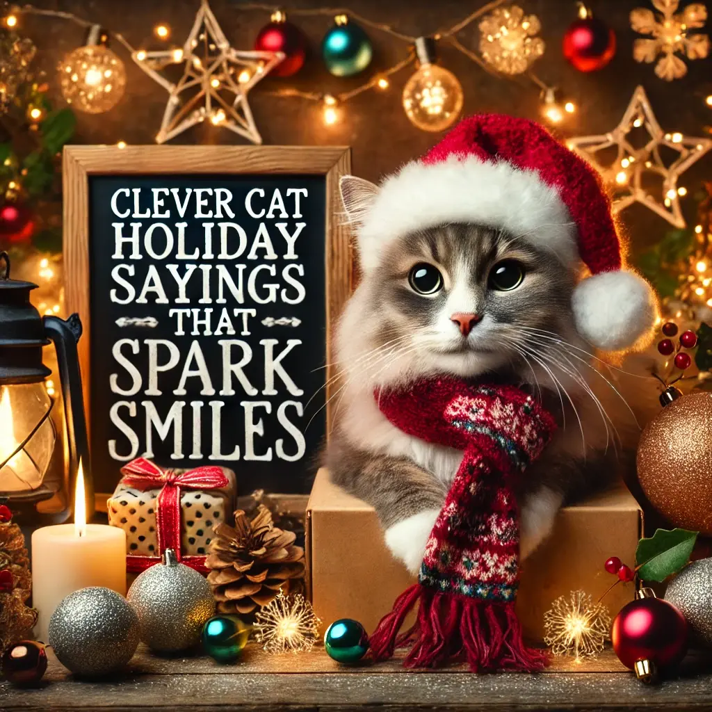 Clever Cat Holiday Sayings That Spark Smiles