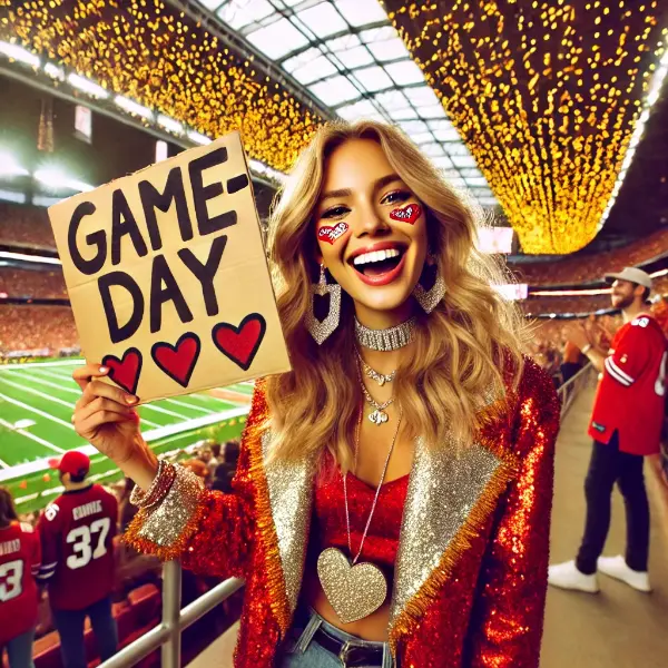 Game day humor with Taylor Swift touch