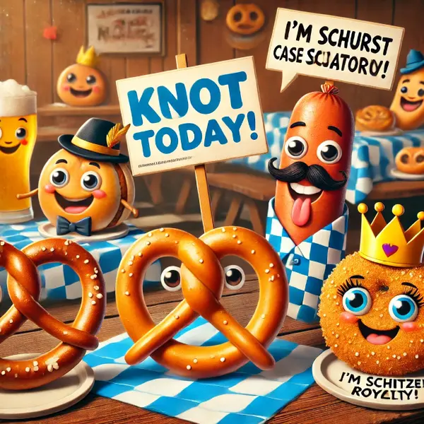 German food puns for laughs