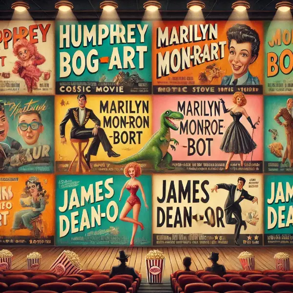 Classic Movie Star Name Puns